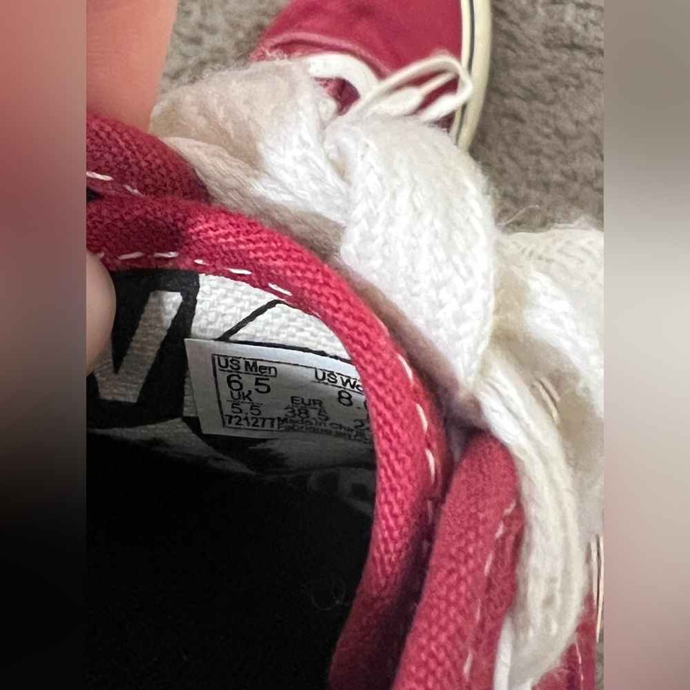 VANS Yusuke Hanai x SF Rumba Red - Tapes Partial Missing Size 8 - Picture 10 of 10